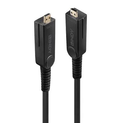 Zdjęcie produktu dla LINDY Micro-HDMI Światłowód hybrydowy 18G Kabel 30m
