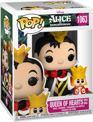 Produktbild von Alice im Wunderland in Wonderland - Queen of Hearts With King 1063 - Funko Pop! - Vinyl Figur