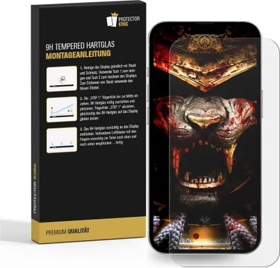 Produktbild von 3x 9H Hartglas für iPhone 13 Pro Max FULL COVER Panzerfolie Displayschutz HD KLAR Panzerglas Schutzglas Schutzfolie