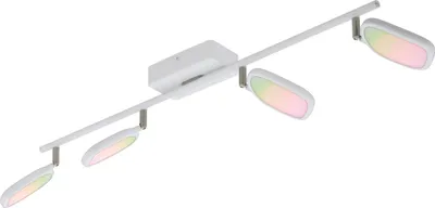 Produktbild von EGLO connect LED Deckenleuchte Palombare-C, Smart Home Deckenlampe in Weiß, RGB, Lichtfarbe einstellbar (warm, neutral, kalt), Küchenlampe, dimmbar