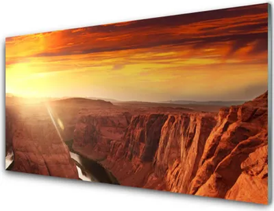Produktbild von Acrylglasbilder 100x50 Wandbild Druck Grand Canyon Landschaft
