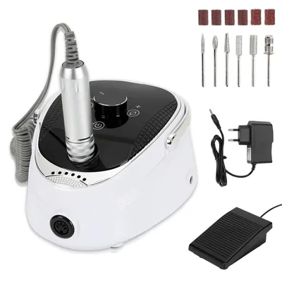Produktbild von Nagelpflegegerät, Elektrische Nagelfräser, Nagelfeile Set, Maniküre & Pediküre Set, 35000 U/Min, für Acrylnägel Nagelstudio DIY-Maniküre