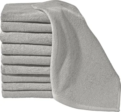 Produktbild von Erwin Müller Seiftuch Heidenheim" 10er-Pack silber 30x30 cm"
