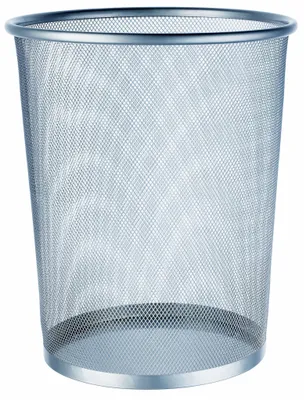 Produktbild von Alco Papier-Abfallsammler, rund, gelochtes Metall, silberfarben,