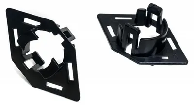 2x PDC Parksensor Halter Kühlergrill mit Wabengitter für Audi A3 8P ab 2008-2013 – Produktansicht