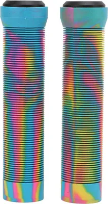 Productafbeelding van 1 paar/set rubberen handvatten van 22,2 mm met antisliptextuur, handvatten voor mountainbikes, geel, groen