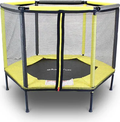 Image de Parc pour trampoline pour la maison et le jardin 140 Jaune