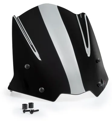Imagen del producto de Cúpula Puig para motos deportivas sin carenado, color , homologada ABE, compatible con Triumph