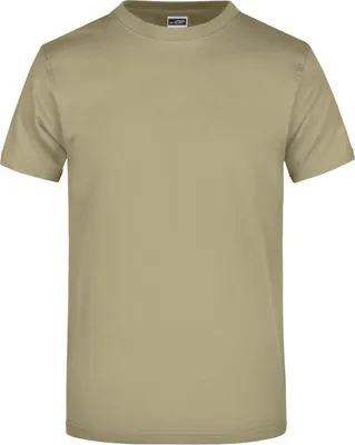 Produktbild von James & Nicholson T-Shirt Round-T Heavy khaki Größe M