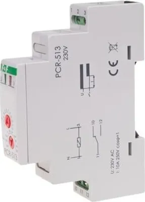 Image de F&F PCR-513 Relais temporisé 230V avec fonction uniquetemporisée 230V AC 10A