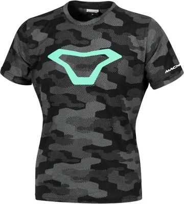 Image de T-shirt pour femme Macna Dazzle Wing 2.0, noir/camouflage, taille S