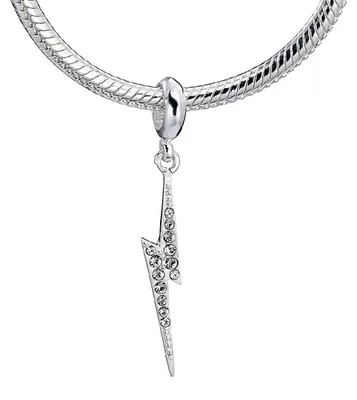 Produktbild von Harry Potter Sterling Silber Blitzschlag Schieberegler Charme mit Kristallelementen
