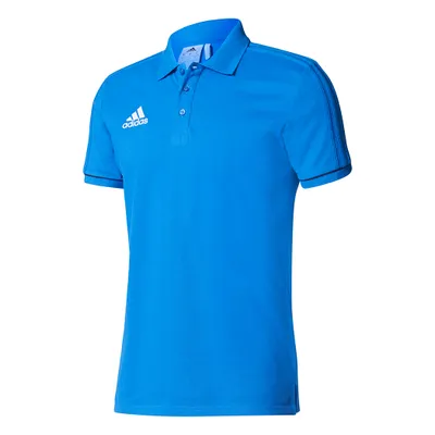 Produktbild von adidas Tiro 17 Herren Baumwolle Polo Shirt - BQ2683 blau, Größe:XS