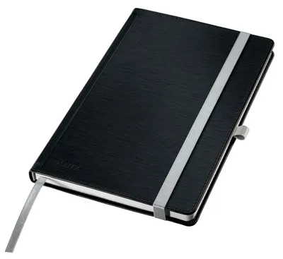 Obrázek produktu pro Leitz 44521094, Jednobarevný, Černá, A5, 80 listy, 100 g/m², Pevná vazba