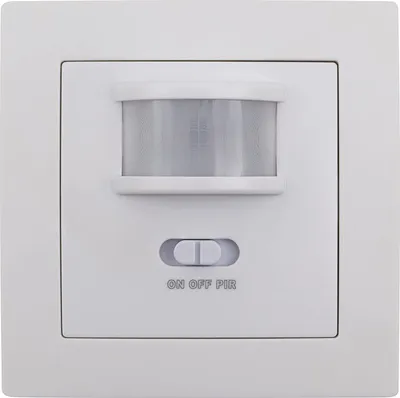 Obrázek produktu pro Infračervený detektor pohybu pro vestavbu McPower ''Flair'' 160°, 500W, vhodný pro LED, bílý