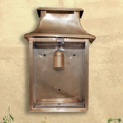 Produktbild von Außenleuchte,Messing, Gold, Haustür, Wandlampe, 35,0 cm