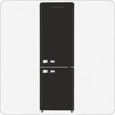 Produktbild von Wolkenstein KG 250.4 RT Retro Kühl-/ Gefrierkombiantion, schwarz