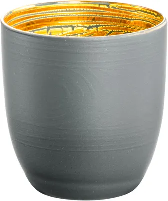 Produktbild von Eisch Espresso-Becher Cosmo Collect, Espressobecher, Espressoglas, Kristallglas, Grau / Gold, 100 ml, 70510963