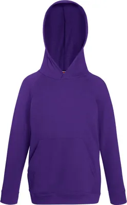 Produktbild von Fruit Of The Loom Kinder Kapuzen Pullover BC2652 (12-13 Jahre (152)) (Violett)