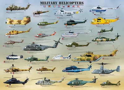 Image de EUROGRAPHICS Hélicoptère militaire Puzzle XL 500 pièces