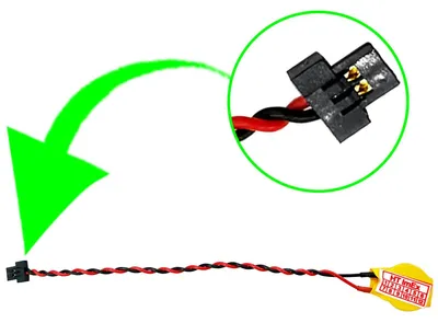 Produktbild von ML1220 RTC Bios CMOS Batterie Anschluss 6mm x 3mm für IBM Notebook Laptop PC