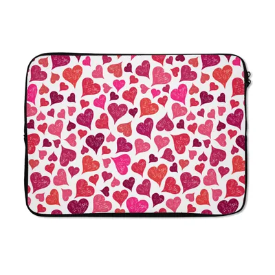Produktbild von MuchoWow® Laptop Hülle 13 Zoll Valentinsgeschenk für ihn - Liebe - Herz Laptoptasche - Laptophülle - Sleeve - Rundumschutz