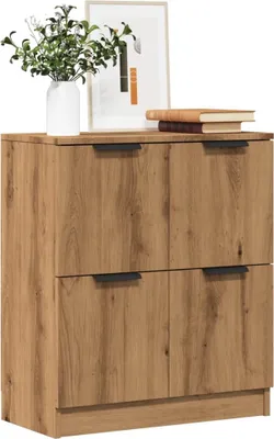 Zdjęcie produktu dla Maison Exclusive – kredens Artisan z dębu 60 x 30 x 70 cm Materiał drewnopochodny