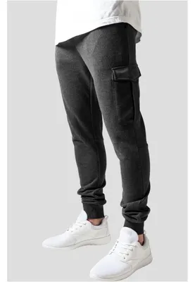 Zdjęcie produktu dla Urban Classics - Spodnie dresowe FITTED Cargo charcoal - S