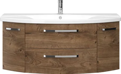 Produktbild von Pelipal Serie 4010 Waschtischunterschrank 4010.691218 Eiche Ribbeck quer NB  116,3 cm - LIEFERUNG OHNE WASCHBECKEN & ARMATUR