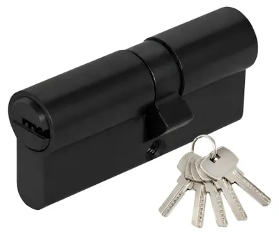 Produktbild von DOMINO Schließzylinder HOMER 25X35 Schwarz