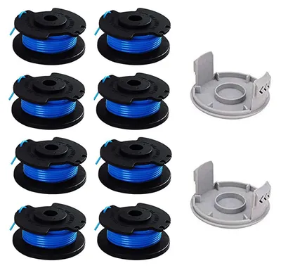 Produktbild von 10-teiliges Trimmerfaden-Set, Ersatz-Trimmerfadenspule, automatische Fadenvorschubspule, kompatibel mit 18V, 24V und 40V Rasentrimmern
