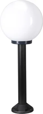 Produktbild von Wegeleuchte Wegelampe Außenleuchte Gartenlampe Kugel Opal 30cm Ø, Höhe 75cm