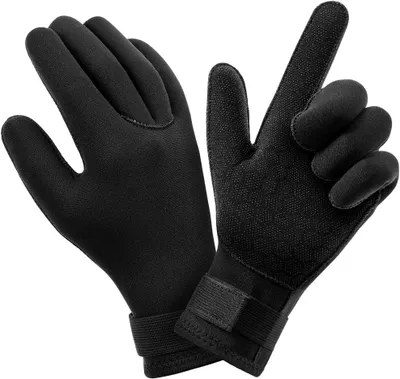 Immagine prodotto di Guanti da immersione in neoprene da 3 mm, con cinque dita, per adulti, adatti per sport acquatici