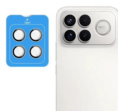 Immagine prodotto di Vetro protettivo per fotocamera - Protezione per l'obiettivo - Xiaomi Poco F8 Ultra - Vetro temperato 9H - Guida all'installazione