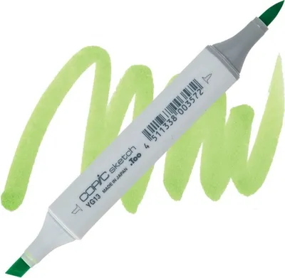 Image de COPIC Sketch double face Pinceau & Ciseau, YG13 Chartreuse