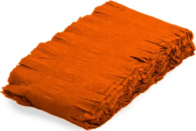 Produktbild von Girlande aus Krepppapier Orange - 6 Meter
