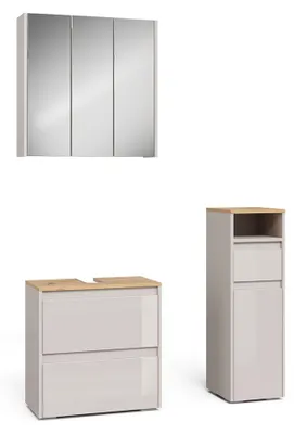 Productafbeelding van Badkamermeubelset Vicco Majest Kasjmier 3-delig, Model 59157