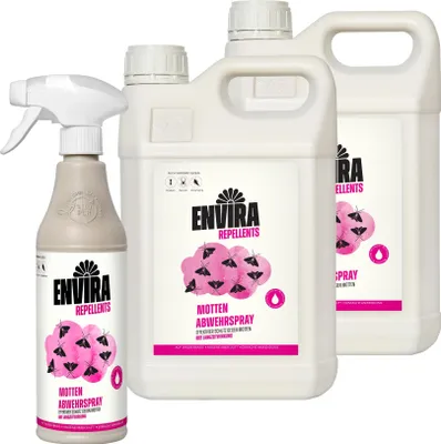 Produktbild von Envira Motten Abwehrspray im Nachfüllpack 2x5L+500ml