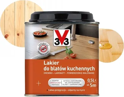 Produktbild von Farbloser Küchenarbeitsplattenlack 0,5l