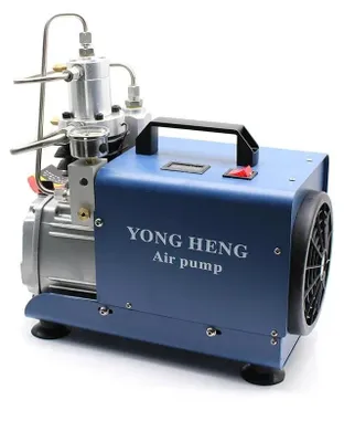 Produktbild von Hochdruck Luftkompressor - PCP Kompressor Pumpe - 1800 W - Mehrstufig - 300 bar 4500 psi - Wasserkühlung