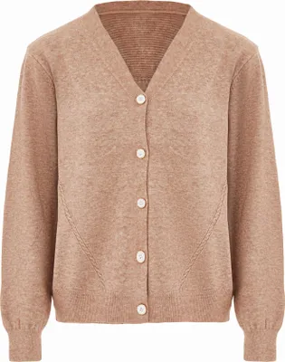 Image de Cardigan YASANNA pour femme - beige, XS/S