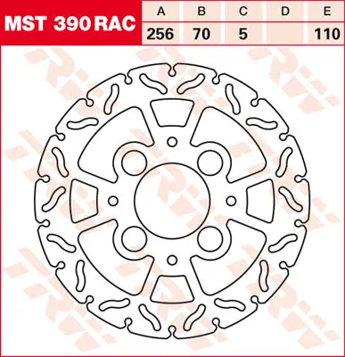 Produktbild von TRW Bremsscheibe Sportiv starr MST390RAC CB1000R SC60