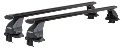 Produktbild von Menabo Omega Plus Black | Dachträger BMW - X1 (F48) 2019+ - Aluminium - Länge 130 cm - Tragkraft 50 kg - 2er-Pack