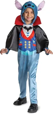 Produktbild von Disney Lilo & Stitch Classic Vampire Kostüm Blau 3-4 Years Blau 3-4 Years