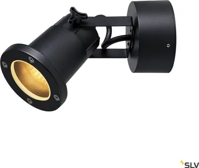 Obrázok produktu pre SLV 1002867 NAUTILUS WL QPAR51 Vonkajšie nástenné svietidlo na povrchovú montáž čierne