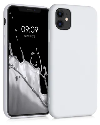 Produktbild von kwmobile Hülle kompatibel mit Apple iPhone 11 Hülle - gummierte TPU Silikon Handyhülle - Schutzhülle für kabelloses Laden - Case in Weiß matt