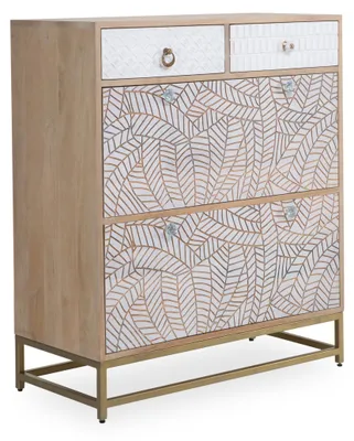 Immagine prodotto di Mobiletto per scarpe SANSIBAR AMRUM, dimensioni 85x100x40 cm, colore marrone, modello a ribalta