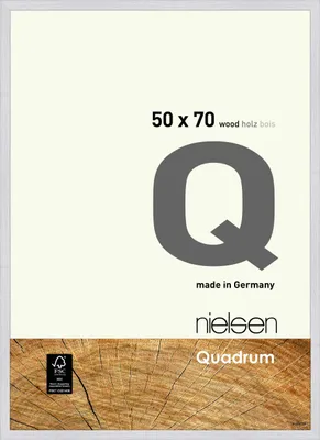 Obrázok produktu pre Nielsen drevený odnímateľný rám Quadrum 50x70 cm snehovo biely