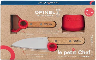 Produktbild von Opinel LE PETIT CHEF Kinder Küchen-Set 3 teilig - Rot