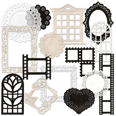 Obrázek produktu pro Sada čtyř kusů vintage papírů pro dekorace do scrapbooku
